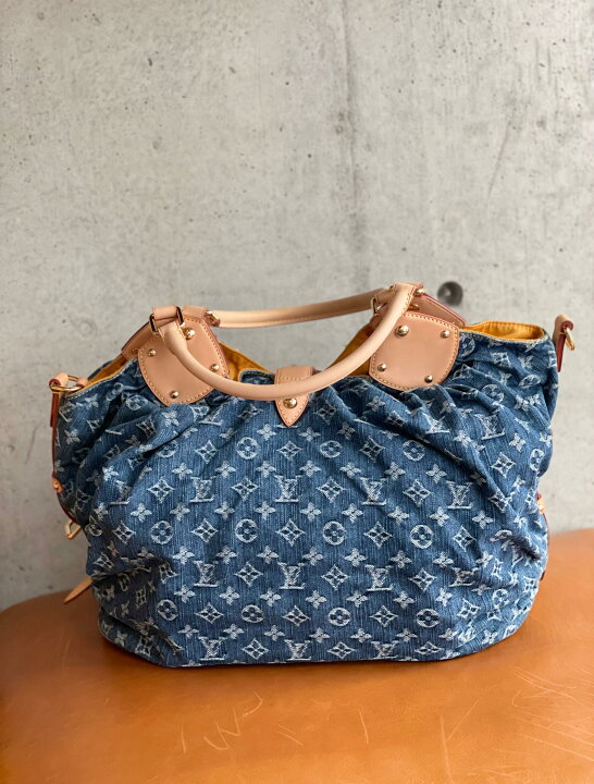楽天市場】【中古】LOUIS VUITTON ルイヴィトン モノグラム デニム XL 