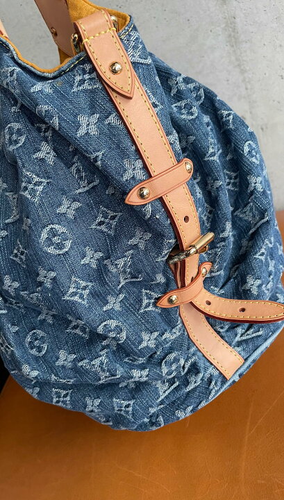 楽天市場】【中古】LOUIS VUITTON ルイヴィトン モノグラム デニム XL 