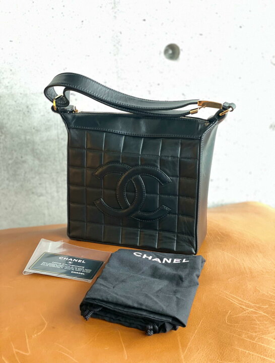 楽天市場】【中古】CHANEL シャネル ラムスキン チョコバー デカココ 