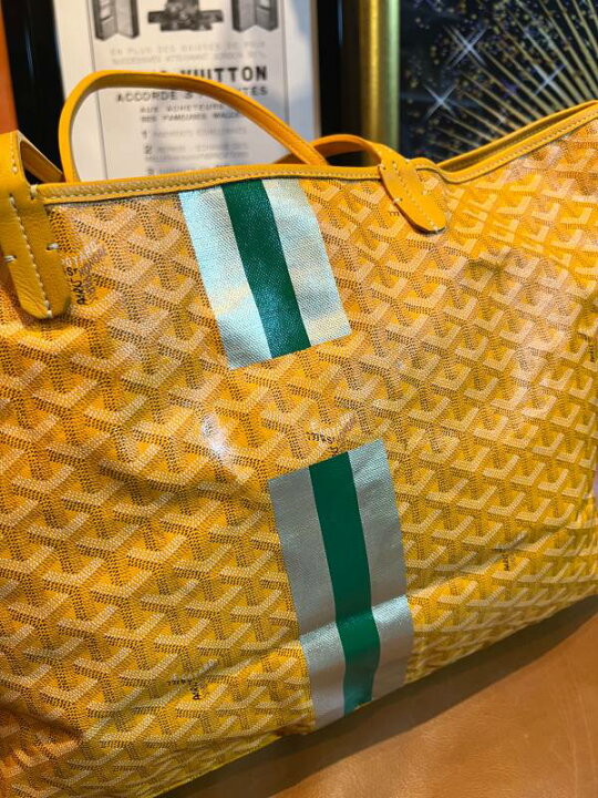楽天市場】【中古】Goyard ゴヤール サンルイGM イエロー ライン 