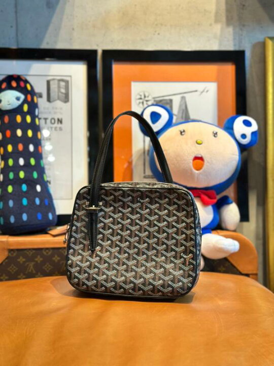 楽天市場】【中古】Goyard ゴヤール ヨナMM ブラック ハンドバッグ 