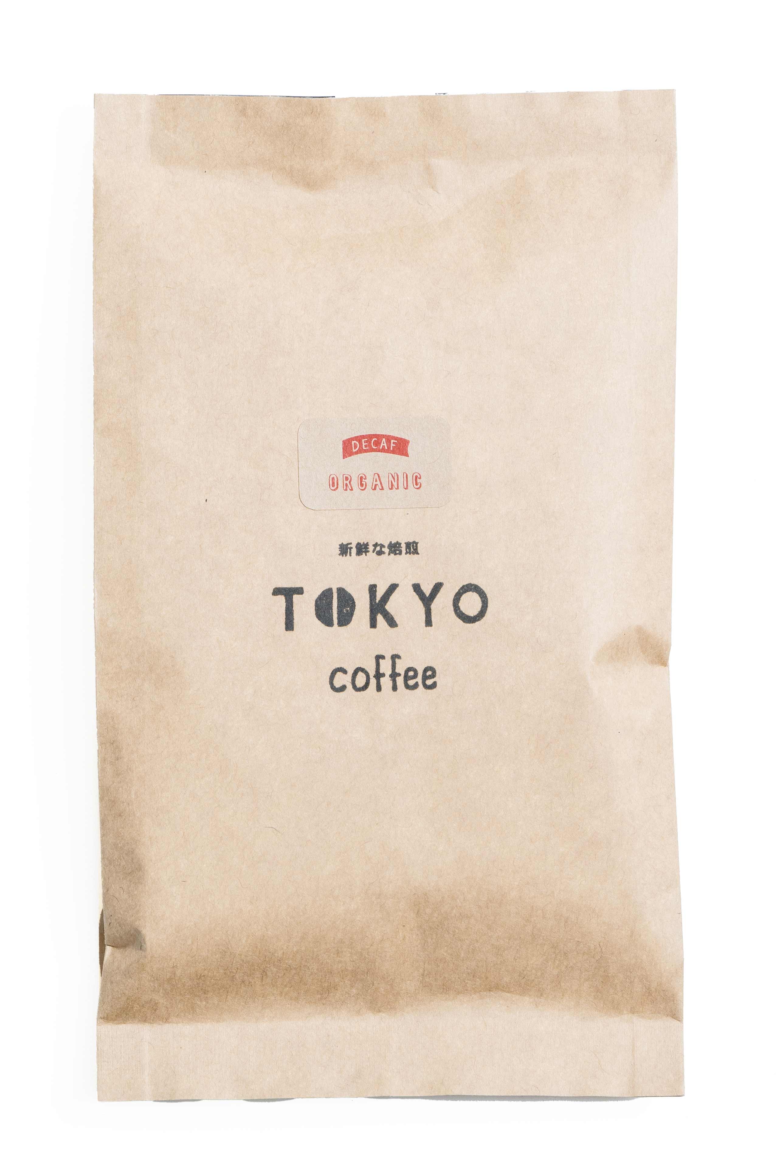 送料無料  人気 オーガニック デカフェ コーヒー豆 エチオピア モカ 人気 コーヒー Tokyo Coffee Decaf Mocha 100g