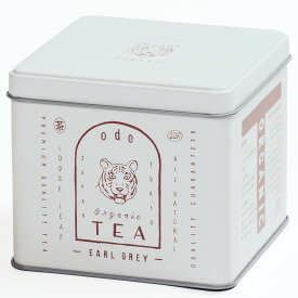 オーガニック ベストセラー アールグレイ 「ode」ルースリーフ 紅茶 ベルガモット風味 可愛い缶 Organic Tea Earl Grey Loose Leaf 230g by TOKYO COFFEE