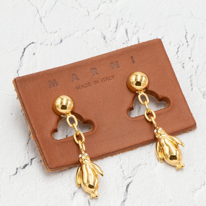楽天市場】【50%OFFクーポン】マルニ MARNI ピアス ゴールド 
