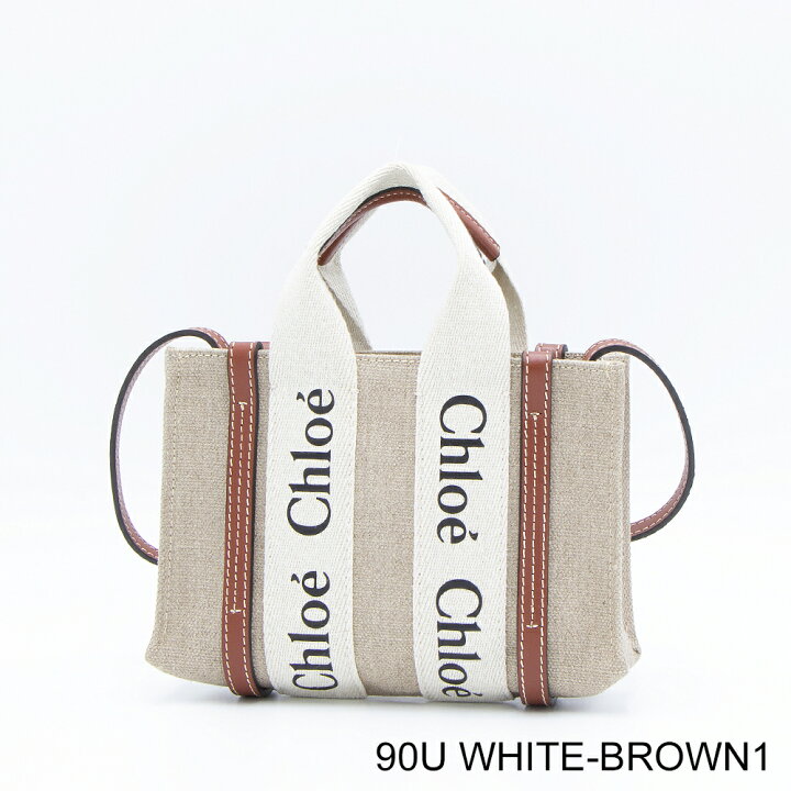 楽天市場】クロエ CHLOE ミニトートバッグ WOODY MINI ウッディーミニ  