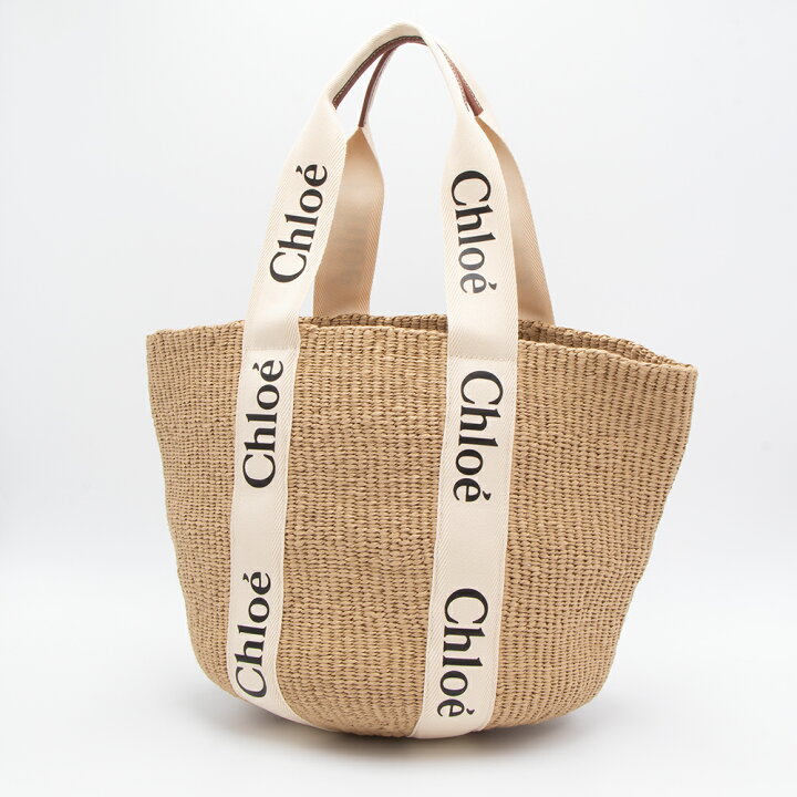 楽天市場】クロエ CHLOE ラージバスケットバッグ WOODY ウッディー  