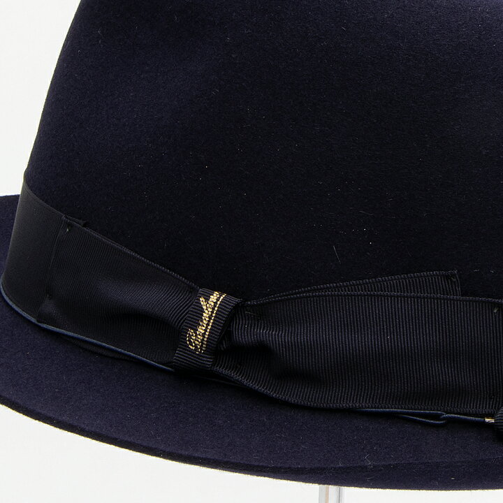 楽天市場】ボルサリーノ BORSALINO フェルトハット 中折れ帽 ネイビー  