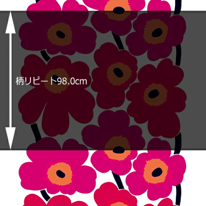 楽天市場】マリメッコ marimekko 生地 ファブリック Unikko Cotton  