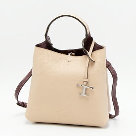 トッズ TOD'S トートバッグ(2WAY仕様) ミニ クリーム XBWAPAA9100QNK 6O44 CREAM [2024SS]