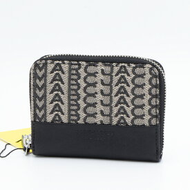 【ハッピープライス】マークジェイコブス MARC JACOBS 2つ折り財布 ベージュマルチ THE ZIP AROUND WALLET S183M12FA22 261 BEIGE MULTI [2023SS]