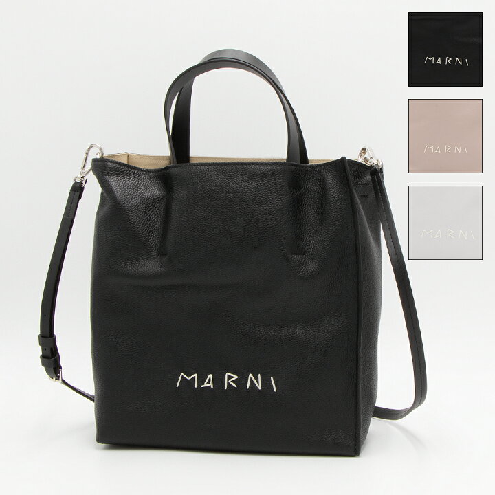 楽天市場】【2024年秋冬新作】マルニ MARNI トートバッグ(2WAY仕様  