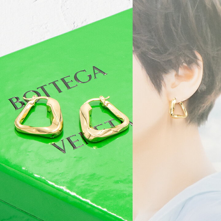楽天市場】ボッテガヴェネタ BOTTEGA VENETA ピアス イエローゴールド 