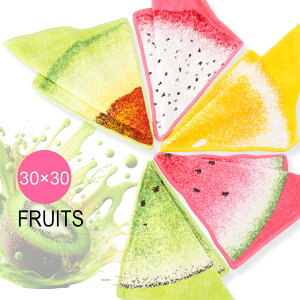 �t�F�C���[ FEILER �n���J�` 30cm×30cm �t���[�c �A�{�J�h �L�E�C ������ �I�����W �s�^�� FRUITS AVOCADO KIWI MELONE ORANGE PITAYA �^�I���n���J�` [2025SS]