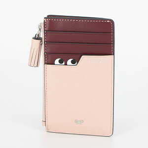 �A�j���n�C���h�}�[�` ANYA HINDMARCH �J�[�h�P�[�X �V�F���s���N PEEPING EYES ZIPPED CARD CASE �s�[�s���O�A�C�Y�W�b�v�J�[�h�P�[�X 5050925209397 SHELL PINK [2026AW]