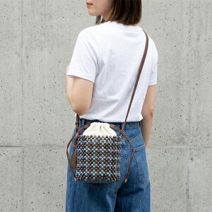 �}���j MARNI �V�����_�[�o�b�O �r�[�Y�o�X�P�b�g BEADS BUSKET SCMP0094U0 P9278 ZP265 FADDED DENIM/BRUNETTE [2026AW]