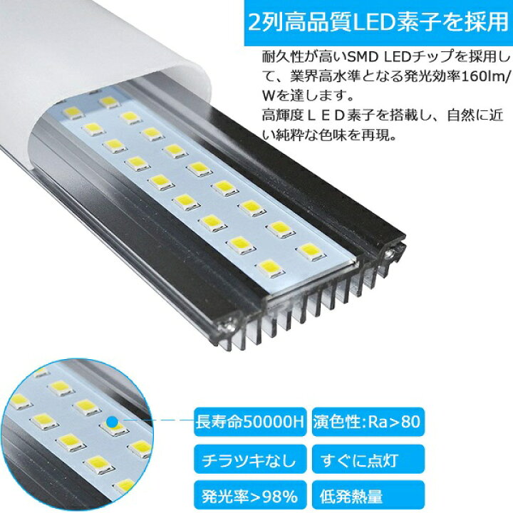 楽天市場】LED蛍光灯 FHP32EL・K FHP32ELK 電球色 32形 ツイン蛍光灯 