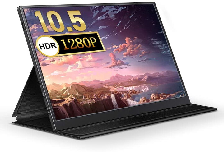 楽天市場 モバイルモニター モバイルディスプレイ10 5インチ Hoyaliro スイッチ用モニター Ipsパネル 薄い 軽量 19x1280fhd Type C Minihdmi スタンドカバー付き 東京博海 楽天市場店