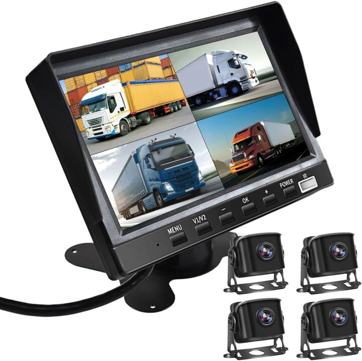 楽天市場】[2023年新型] 7インチドラック用ドライブレコーダー、IPS 