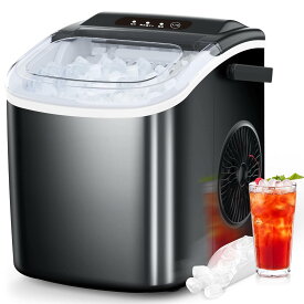 【最安11,580円★3000円オフクーポン★お買い物マラソン限定】【楽天1位】製氷機 氷つくり機 最短6分 高速製氷機 小型製氷機 自動製氷機 押すだけ製氷 日本語表記 晩酌 家飲み オフィス飲み ホームパーティー レジャー 家庭/業務用 ice maker