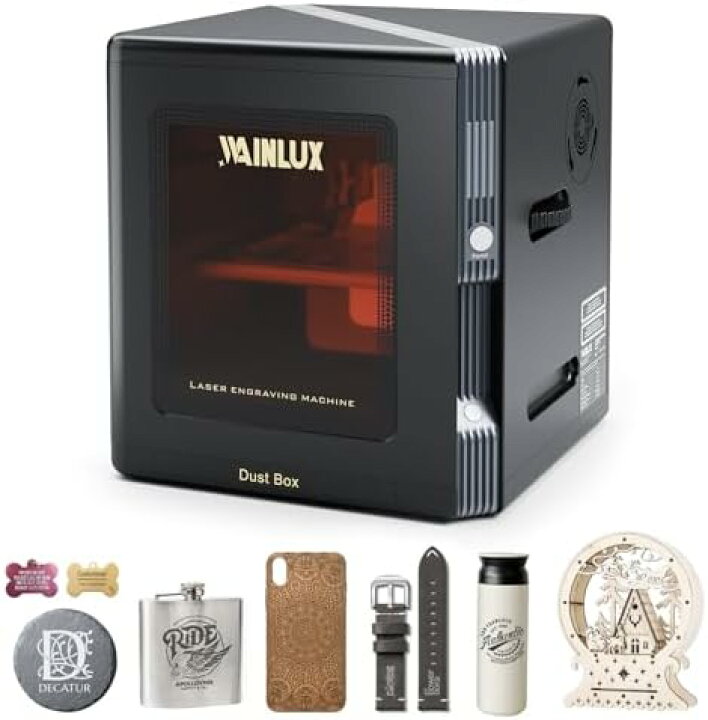楽天市場】レーザー彫刻機,WAINLUX K8 10W ミニ密閉型ビジュアル 