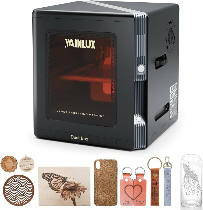 楽天市場】レーザー彫刻機,WAINLUX K8 2.5W ミニ密閉型ビジュアル  