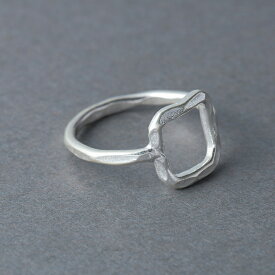 カレンシルバー リング タイシルバー カレン族 メンズ レディース ユニセックス スクエア 四角形 透かし シンプル ギフト プレゼント メーカー直送