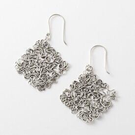 カレンシルバー ピアス タイシルバー カレン族 レディース フックピアス モール ダイヤ ギフト プレゼント