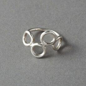 カレンシルバー リング タイシルバー カレン族 メンズ レディース ユニセックス 泡 バブル 丸 シンプル ギフト プレゼント メーカー直送