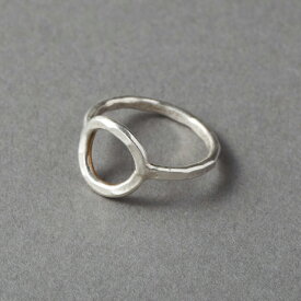 カレンシルバー リング タイシルバー カレン族 メンズ レディース ユニセックス 丸 サークル 透かし ハンマー加工 指輪 シンプル ギフト プレゼント メーカー直送