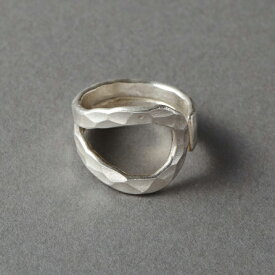 カレンシルバー リング タイシルバー カレン族 メンズ レディース ユニセックス 槌目 ハンマー加工 流線 水滴 ティアドロップ シンプル ギフト プレゼント メーカー直送