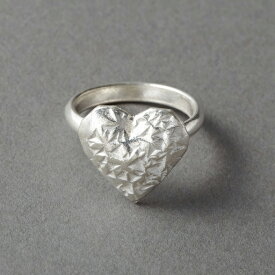 カレンシルバー リング タイシルバー カレン族 メンズ レディース ユニセックス ハート 槌目 かわいい ギフト プレゼント メーカー直送