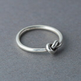 カレンシルバー リング タイシルバー カレン族 メンズ レディース ユニセックス スクエア 結び目 シンプル ギフト プレゼント メーカー直送