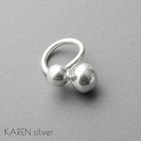 【16号】カレンシルバー リング ボールモチーフ 指輪 メンズ レディース ユニセックス ハンドメイド アクセサリー タイ製 銀 純銀 個性派 ギフト プレゼント