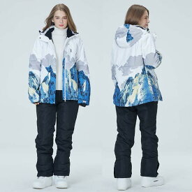 男女兼用スキーウェア 上下セット 優しい色合い 暖かめなジャケット+パンツ レジャースポ ート スノーボードウェア 全9パターン シンプルなデザインでオシャレ 男女兼用 防風 防水 防雪 通気性 耐摩擦 保温 防寒 抜水 韓国風 送料無料