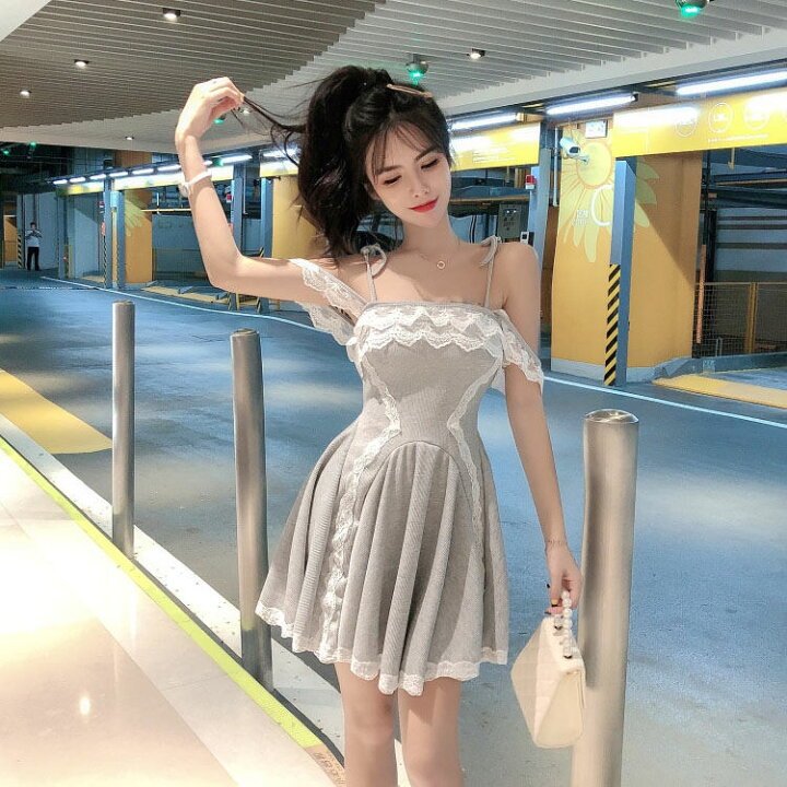 楽天市場 ワンピース 肩出し キャミワンピ 礼服 きれいめ クラブ レディース お出かけ セクシー Aライン フェミニン パーティドレス 夏 ミニ ワンピース お洒落 女の子 優雅 大人切り替え お呼ばれ ショート Xg 8 Tokyolion