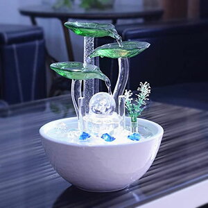��� ���� ��̃I�u�W�F �e�[�u���g�b�v�t�@�E���e�� �C���e���A���� Ceramic Tabletop Desktop Modern Fountain with Ball for Indoor Table Desk Office and Home Decoration �y���s�A���i�z