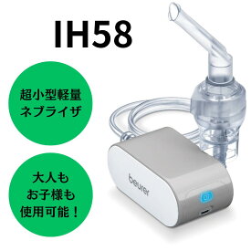 IH58　吸入器　小型吸入器 　小児用　ネブライザ　在宅ケア　在宅看護　喘息治療