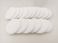 【業務用・テスター・数量限定】テスター用パウダーパフ16個直径約55mm×7mm厚材質：ポリエステル　毛足1…