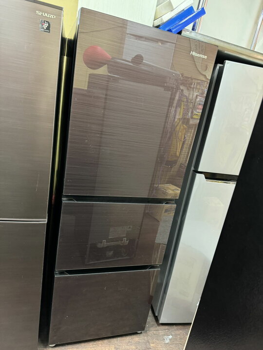 楽天市場】□2021年製【中古】ハイセンス 冷蔵庫 幅55cm 282L ダーク  