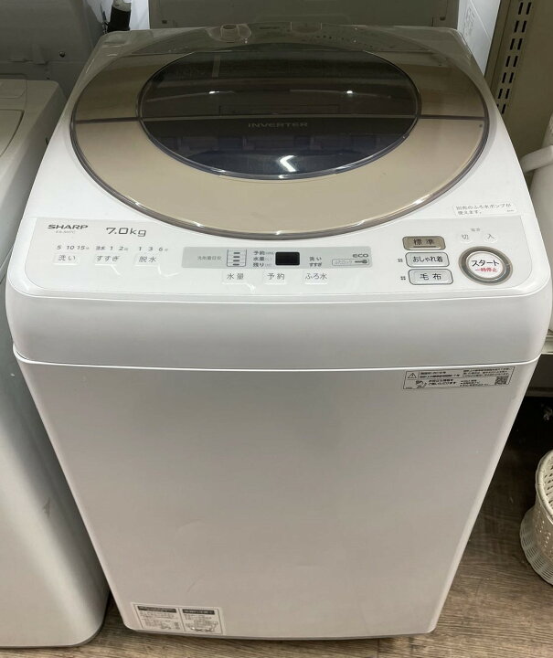 75# 中古洗濯機 SHARP ES−SH7C 2019年製 7kg