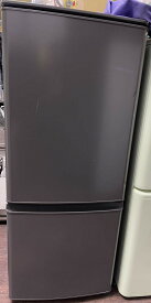 ■2020年製　三菱電機 MITSUBISHI ELECTRIC　MR-P15F-H [冷蔵庫 （146L・右開き） 2ドア マットチャコール]　東京都23区送料無料　中古冷蔵庫　中古家電　一人暮らし　中古