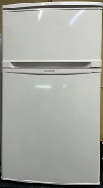 ■2021年製 ELSONIC 2ドア冷蔵庫 83L ホワイト EJ-R832W　東京都23区送料無料　中古冷蔵庫　中古家電　一人暮らし　中古【USED】