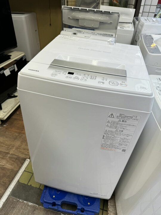 楽天市場】□2022年製TOSHIBA 全自動洗濯機 AW-45GA2(W)東京都23区送料  