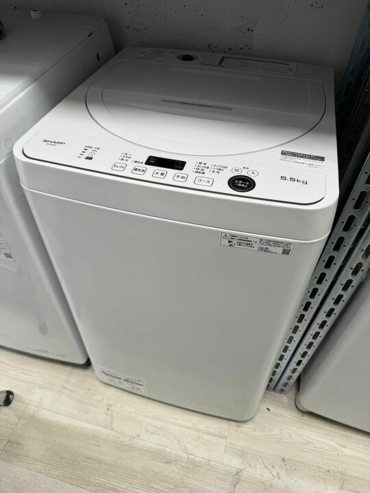 楽天市場】□2022年製シャープ SHARP ES-GE5F-W 全自動洗濯機 5.5kg 