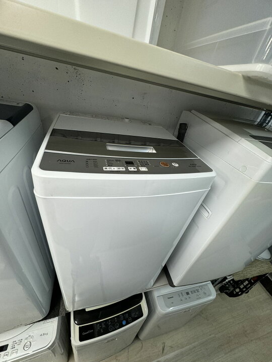 楽天市場】□2022年製アクア 全自動洗濯機4.5kg AQW-S4M-W都内23区送料 