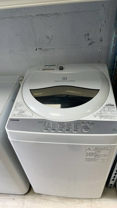 楽天市場】○2019製 東芝 全自動洗濯機 5kg グランホワイト AW-5G6 W 