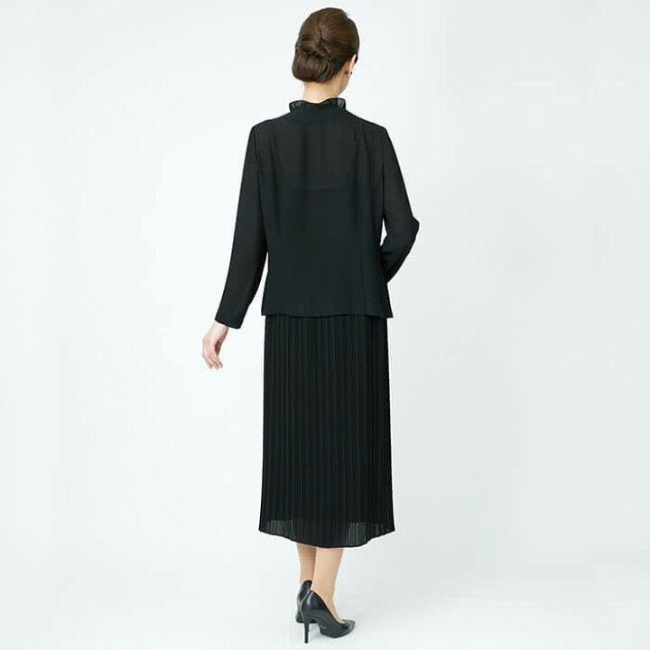 Tokyo Soir 東京ソワール プリーツレース 長袖 ブラウス シャツ Sz 13r レディース 黒 大きいサイズ フォーマル D2t 6 D Sale 79 Off