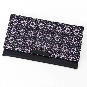 可憐なレース模様のふくさ 袱紗 レディース 女性 婦人 東京ソワール かわいい おしゃれ お花 冠婚葬祭 慶弔両用 葬式 葬儀 通夜 告別式 式典 結婚式 金封ふくさ ご祝儀 不祝儀 折りたたみ 高