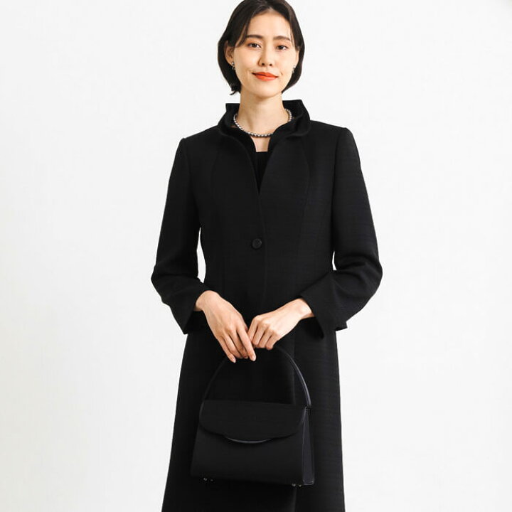 SOIR BENIRブラックフォーマルレディーススーツ19号高級喪服礼服  