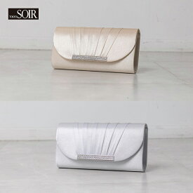 東京ソワール レディース 女性用 ミセス パーティバッグ クラッチバッグ フォーマル ハンドバッグ 結婚式 パーティ 二次会 ゲスト 母親 ブライダル お呼ばれ ドレス セレモニー 上品 ワンピース プリーツ チェーン かわいい 黒 グレー シルバー ゴールド 5520810
